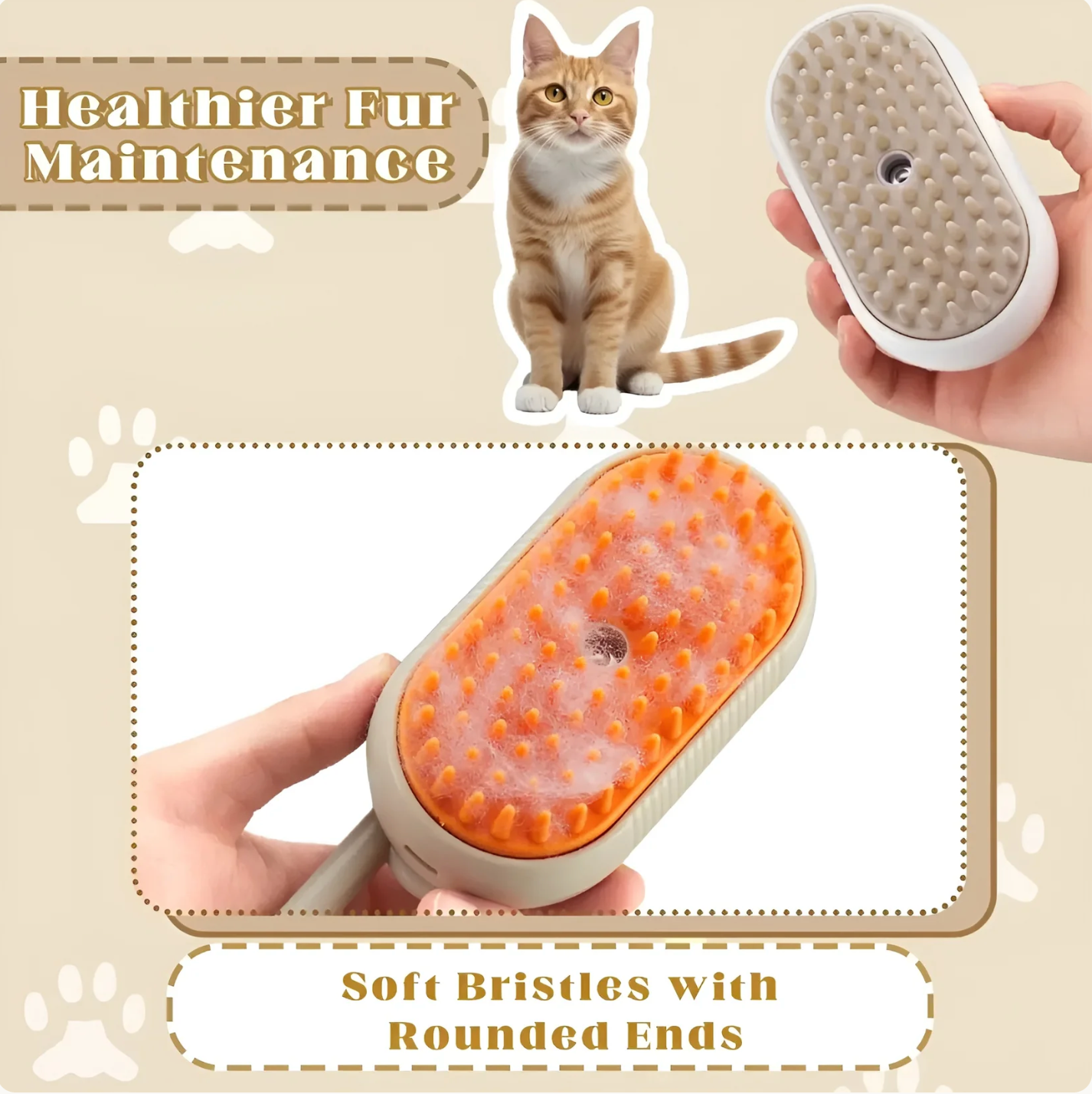PetSteam Brush - The Ultimate Grooming Solution